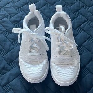 Never been worn white vans